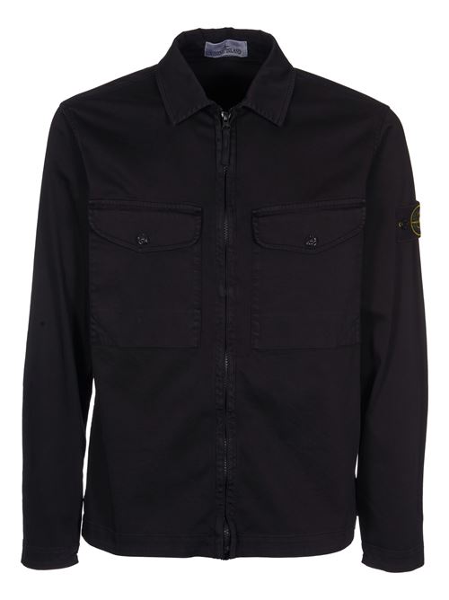 Giacca-camicia con zip STONE ISLAND | 811512808V0029